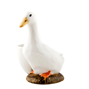 Quail Ceramics - Pekin duck with egg cup