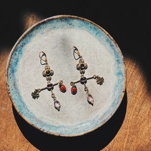 LA2L - Collier Sacha pivot force - Hessonite