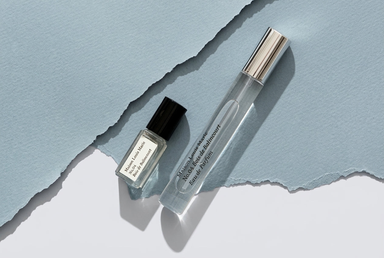 Convenient perfume oil & spray format