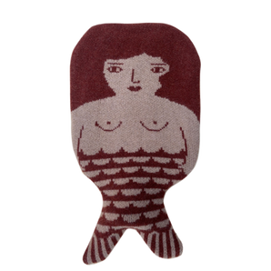 Donna Wilson - Hot Water Bottle  - Mermaid / Merman (Brown / Harvest)