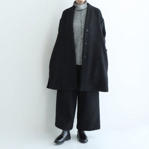pot-pourri - Half Length Coat - Black / Brown