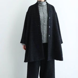 pot-pourri - Half Length Coat - Black / Brown