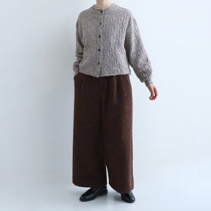 pot-pourri - Two-way Cardigan - Mocha