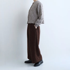 pot-pourri - Two-way Cardigan - Mocha