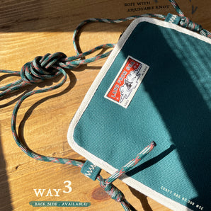 LAND FROM SEA - CRAFT BAG NO.005 CYAN BLUE