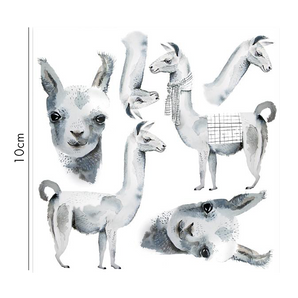 nuukk - Porcelain Stickers - Llamas