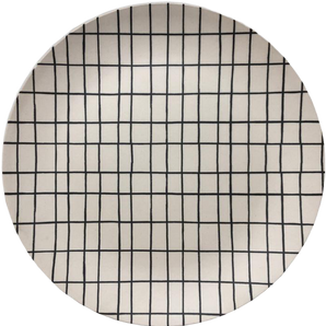 nuukk - Bamboo Plate - Grid White