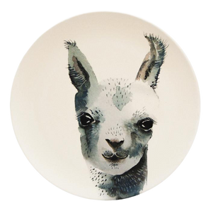 nuukk - Bamboo Plate - Llama