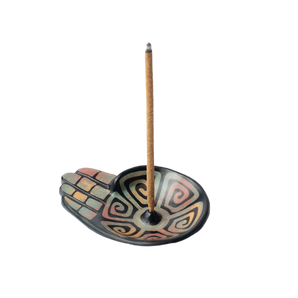 Luna Sundara - Incense Holder Modelo Mano (with 3 Incense Sticks) - Blue