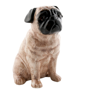 Quail Ceramics - Pug Money Box Fawn