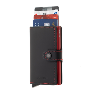 Secrid - Miniwallet - Matte (RFID Blocking) - Black/Red