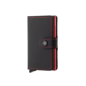 Secrid - Miniwallet - Matte (RFID Blocking) - Black/Red