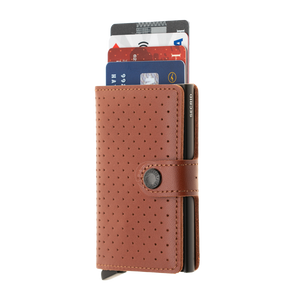 Secrid - Miniwallet - Perforated (RFID Blocking) - Cognac