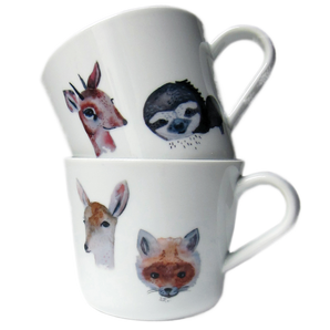 nuukk - Porcelain Stickers - Watercolor Animals