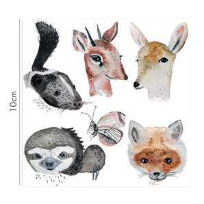 nuukk - Porcelain Stickers - Watercolor Animals