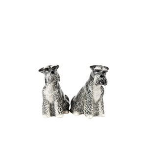 Quail Ceramics - Schnauzer Salt and Pepper Shaker