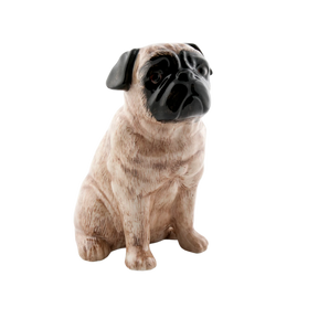 Quail Ceramics - Pug Money Box Fawn