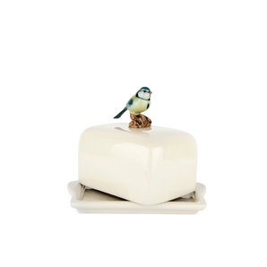 Quail Ceramics - Blue tit Butter Dish