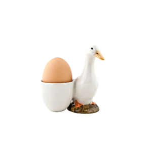 Quail Ceramics - Pekin duck with egg cup