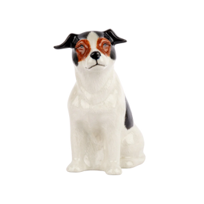 Quail Ceramics - Jack Russell Flower Vase small 6"