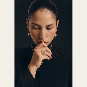 LA2L - Bague Rhoda Strass - Vert