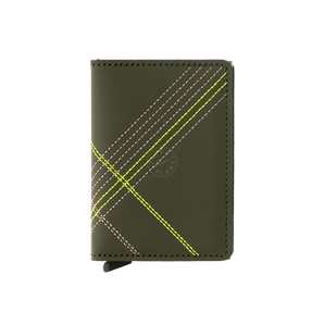 Secrid - Slimwallet - Matte Stitched (RFID Blocking) - Lime