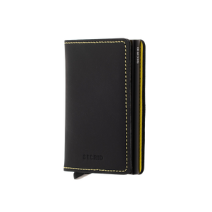 Secrid - Slimwallet - Matte (RFID Blocking) - Black/Yellow