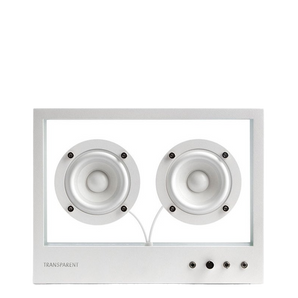 TRANSPARENT - Small Transparent Speaker - White