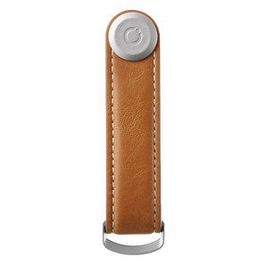 Orbitkey - 2.0 Key Organiser - Leather - Tan/White