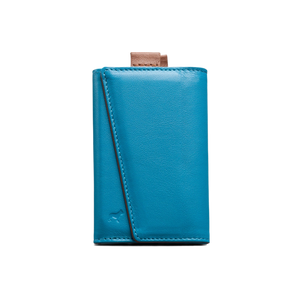 THE FRENCHIE CO. - Speed Wallet - Turquoise-Tan