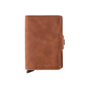 Secrid - Twinwallet - Vintage (RFID Blocking) - Cognac-Silver