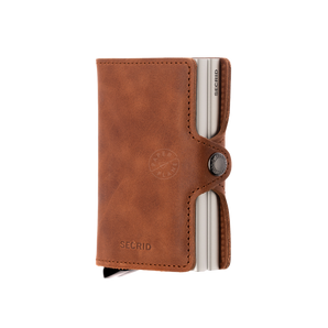 Secrid - Twinwallet - Vintage (RFID Blocking) - Cognac-Silver