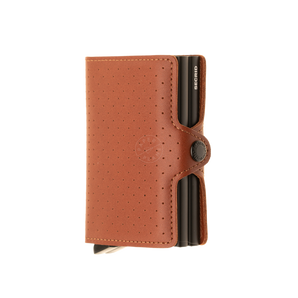 Secrid - Twinwallet - Perforated (RFID Blocking) - Cognac