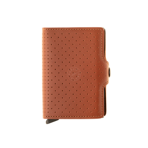 Secrid - Twinwallet - Perforated (RFID Blocking) - Cognac