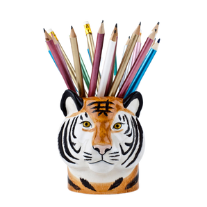 Quail Ceramics - Tiger Pencil Pot 老虎設計筆筒