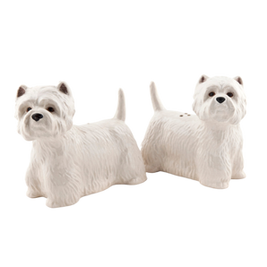 Quail Ceramics - Westie Salt and Pepper Shaker 西高地白㹴鹽和胡椒罐