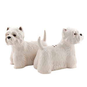 Quail Ceramics - Westie Salt and Pepper Shaker 西高地白㹴鹽和胡椒罐