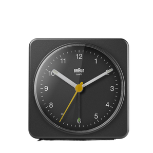 Braun Clocks - BC03 Classic Analogue Alarm Clock - Black