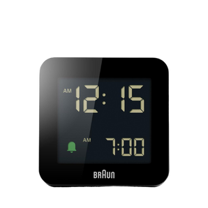 Braun Clocks - Digital Alarm Clock BC09 - Black