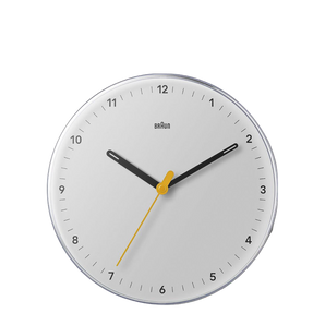 Braun Clocks - BC26 Analogue Wall Clock - White