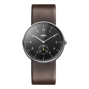 Braun Gents - BN0024 Classic Watch - Black Dial and Brown Leather Strap