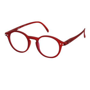 Izipizi - French Brand Screen Protection Glasses (Junior) [5-10 years old] - Shape #D - Red Crystal