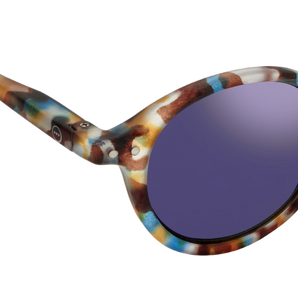 Izipizi - French Brand Sunglasses (Junior) [5-10 years old] - Shape #D - Blue Tortoise Mirror