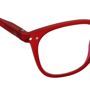 Izipizi - French Brand Screen Protection Glasses (Junior) [5-10 years old] - Shape #E - Red