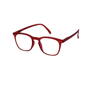 Izipizi - French Brand Screen protection glasses (Adult) - Shape #E - Red Crystal