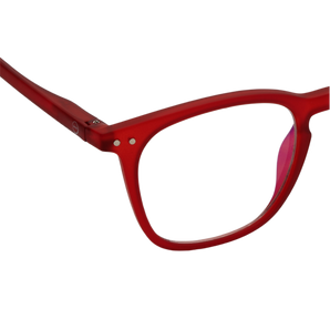 Izipizi - French Brand Screen protection glasses (Adult) - Shape #E - Red Crystal