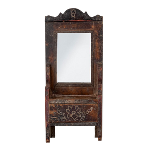 HS - Sehar Mirror w/Shelf, Brown, Reclaimed Wood