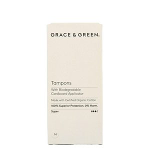 GRACE & GREEN - Applicator Tampons - Super