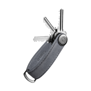 Orbitkey - 2.0 Key Organiser - Crazy-Horse - Steel Grey