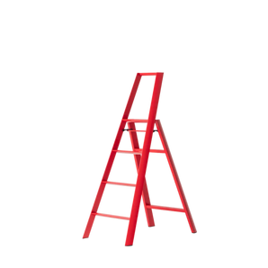 Hasegawa - Lucano 3-step ladder - Red